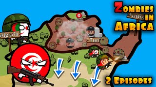 Zombies in Africa  Episodes 2  Tunisia  Countryballs [upl. by Ynitsed]