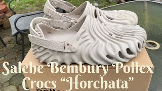 Unboxing Salehe Bembury Pollex Crocs “Horchata” amp OnFoot Review [upl. by Aihsik]