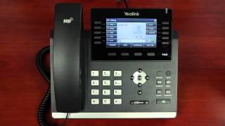 Yealink T46G  Managing Voicemail [upl. by Lock]