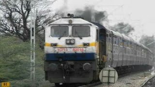 Speedy Narsapur Nagarsol express 17231 via Guntur blasting to piduguralla  Indian Railways [upl. by Nedlog226]