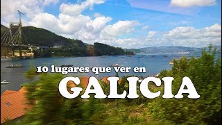 GALICIA 10 LUGARES QUE VISITAR [upl. by Ynnad]