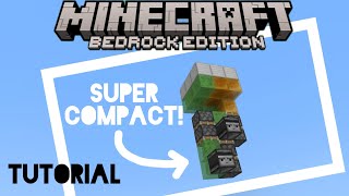 how to make a 3x3 piston elevator in minecraft bedrock 121 [upl. by Schnell]