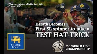 Rangana Heraths historical hattrick the 2nd ever Test hattrick by a Sri Lankan [upl. by Ojybbob43]