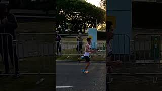 Brett Robinson wins the 2023 Gold Coast Half Marathon [upl. by Eniortna472]