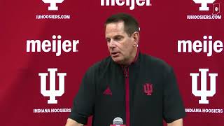 Indiana football game week QampA Head coach Curt Cignetti 9224 [upl. by Erl]