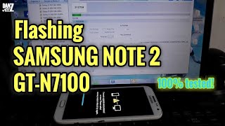 FLASHING OFFICIAL ROM SAMSUNG NOTE 2 GTN7100 FIRMWARE 100 TESTED [upl. by Nairad]