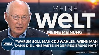 MEINE MEINUNG quotWarum soll man die CDU wählen wenn man dann die Linkspartei in der Regierung hatquot [upl. by Hnoj]