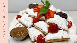 Café du Monde Beignet Mix  New Orleans  Princess and the Frog l How To Make Beignets [upl. by Aiynat]