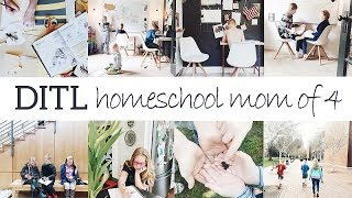 DAY IN THE LIFE  Homeschool mom of 4 [upl. by Deegan]