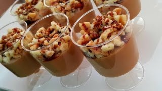 dessert verrine caramel café كاسات الكراميل بالقهوة  تحلية سهلة و راقية لرمضان وصفات رمضان [upl. by Airtina416]