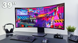 LGs NEW 39quot OLED Gaming Monitor 240Hz 39GS95QE Review [upl. by Llain]