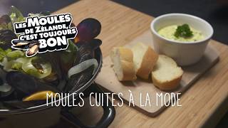 Recette Moules cuites à la mode [upl. by Aztinaj]