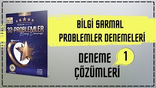 PROBLEM DENEME 1 ÇÖZÜMLERİ  BİLGİ SARMAL 32 Lİ PROBLEMLER DENEMELERİ ÇÖZÜMLERİ  2024 [upl. by Nave]