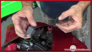 How to  20092014 Yamaha R1 LED Flasher Relay install by TST Industries 20092014 R1 [upl. by Alyar832]