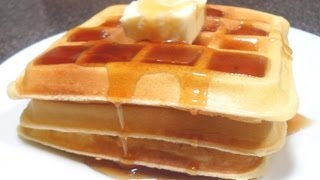 How To Make Waffles  Easy Cooking [upl. by Paddy547]