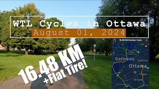 WTL Cycles 16 KM in Ottawa August 01 2024 4K [upl. by Orelia]