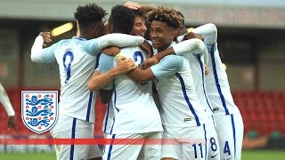 England U18 21 Italy U18 Sep 2016  Goals amp Highlights [upl. by Okire559]