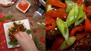 Salter  Meals Made Simple Air Fryer Crispy Chilli Beef  Easy tasty recipes [upl. by Cissie]