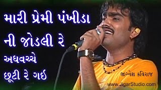 quotMari Premi Pankhida Ni Jodali Requot  Jignesh Kaviraj  Live Video  Gujarati Sad Song [upl. by Gaves]