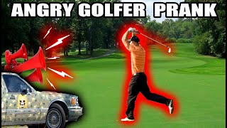 WORLDS LOUDEST AIR HORN PRANK ON GOLFERS [upl. by Clite]