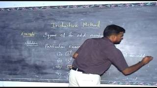 01INDUCTIVE METHOD  MATHEMATICS [upl. by Knitter]