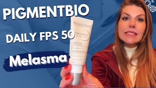 Pigmentbio Daily care FPS 50  tratamento de melasma para usar de dia  resenha [upl. by Pravit]