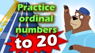 Ordinal Numbers 120 for Kids  Preschool amp Kindergarten Math  Kids Academy [upl. by Adnuahsar227]