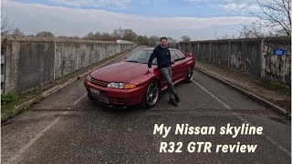 MY NISSAN SKYLINE R32 GTR Full review and walk around [upl. by Hume]