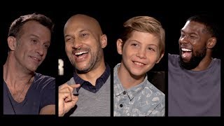 THE PREDATOR Cast Interviews KeeganMichael Key Thomas Jane Tremblay Rhodes Holbrook Aguilera [upl. by Kloman]