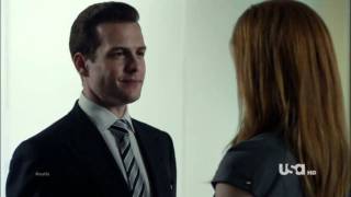 Suits  Donna and Harvey Scene 107 quotYour flys unzippedquot [upl. by Enttirb738]