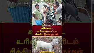 கறிக்கடை உரிமையாளரிடம் சிக்கிய இளைஞர்கள்  shorts  namakkal  goat  theft [upl. by Uwkuhceki607]