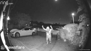 Thieves caught using keyless hack to steal £90000 Tesla in 30 seconds [upl. by Elder537]