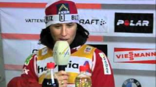 Ladies Press Conference 10 km Classic Davos [upl. by Aenej]