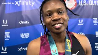 Keturah Orji Makes Final Olympic Team [upl. by Whipple]