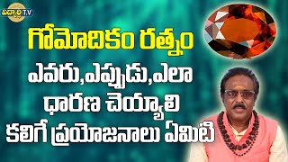 గోమేధికం రత్నం ఎవరుఎలా ధరించాలి Benefits Of Wearing Hessonite Gemstone Gomed Stone Vidhyarthi Tv [upl. by Revlis]