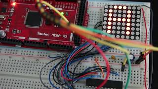 8x8 LED Dot Matrix Display with Arduino [upl. by Theda77]