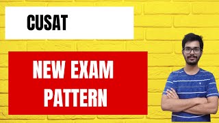 CUSAT NEW PATTERN EXAM UPDATE [upl. by Ytsirhk]