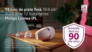 Scapă de grija epilării 12 luni cu epilatorul IPL Philips Lumea [upl. by Hako711]