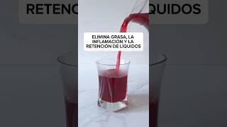 ⁣te bebida remedio infusion inflamacion flordejamaica hibisco jengibre piña recetassanas [upl. by Pickford]