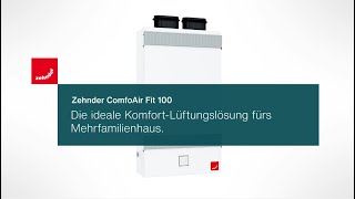 Zehnder ComfoAir Fit 100 [upl. by Eta]