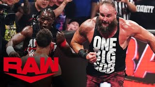 Braun Strowman amp Awesome Truth vs Judgment Day Raw highlights July 8 2024 [upl. by Hafeenah]