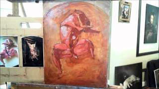 Richard T Scott  Oil Painting Demo [upl. by Itsrejk]