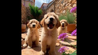 Goldendoodle Dogs Growing Up [upl. by Udall]