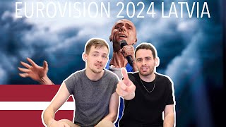 🇱🇻 LATVIA EUROVISION 2024 REACTION  DONS  HOLLOW  JURAVISION [upl. by Debo]