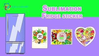 Sublimation Ceramic and Glass Fridge Magnets [upl. by Walczak]