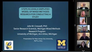 Dr John W Cresswell Using a Simplified Model of Mixed Methods Research for Conducting a Study [upl. by Haslam555]