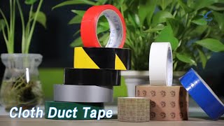 Waterproof Cloth Duct Tape Single Sided Hot Melt Adhesive Red Strong [upl. by Palocz813]