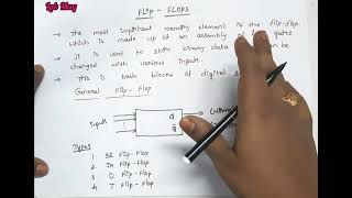 Latch and Flip Flop introduction Computer Architecture in Telugu [upl. by Jephthah]