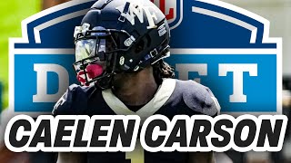 Wake Forest DB Caelen Carson Interview  2024 NFL Draft [upl. by Nalyad]