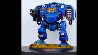 Warhammer 40K Ballistus Dreadnought ultramarines [upl. by Aimik]